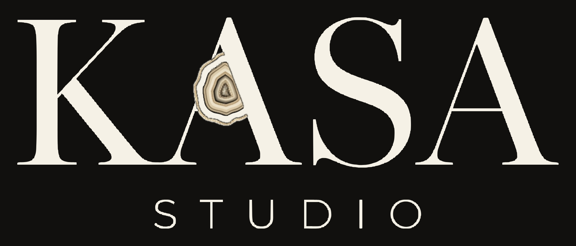 Kasa Studio, ivory on ink